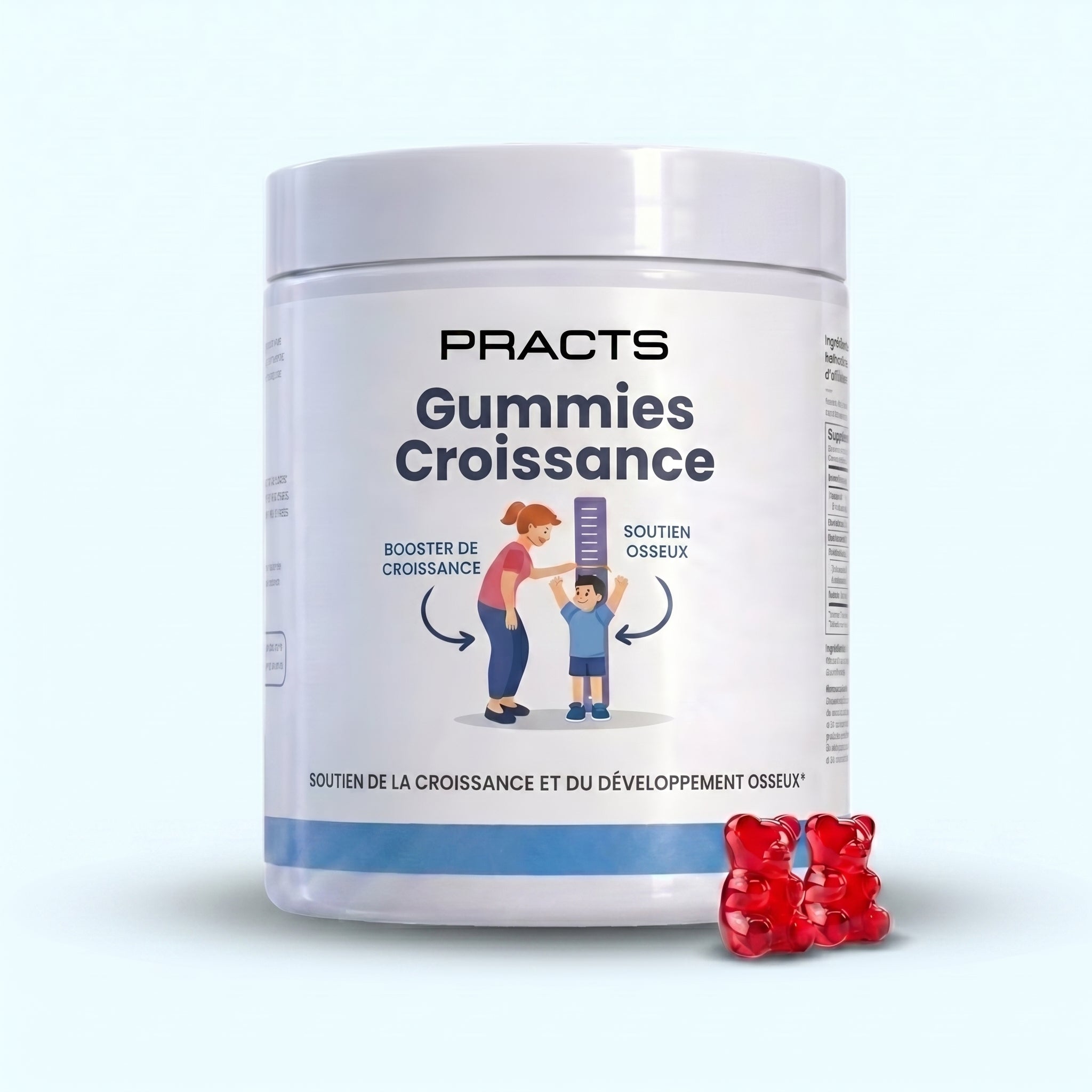 PRACTS Gummies Croissance