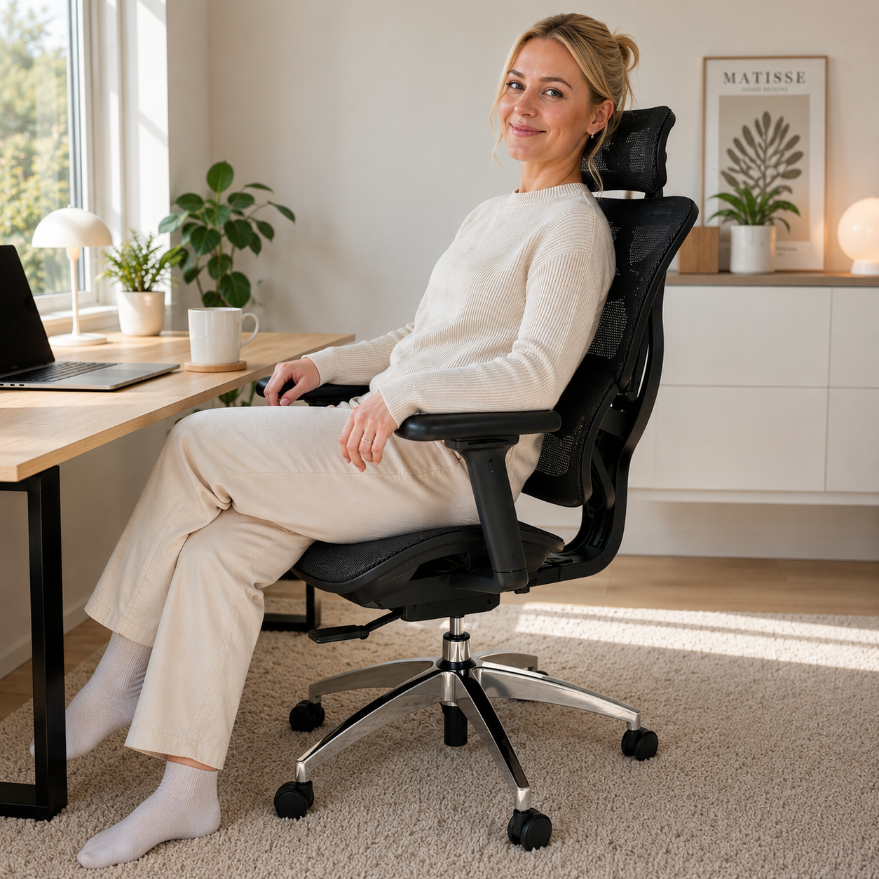 PRACTS Zeno | Chaise de Bureau Ergonomique