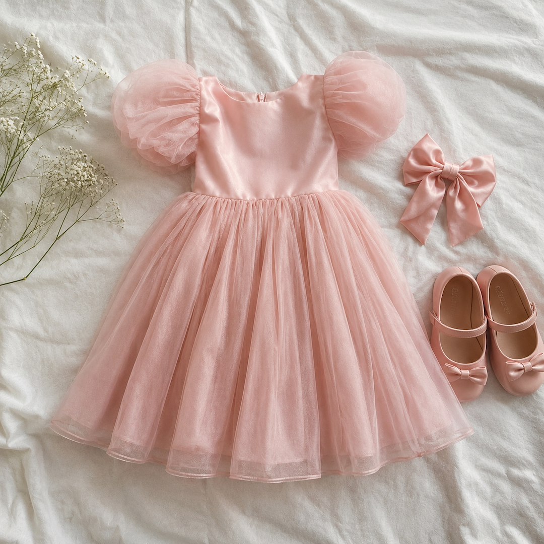 Practs Robe de princesse de conte de fées pour filles-FR
