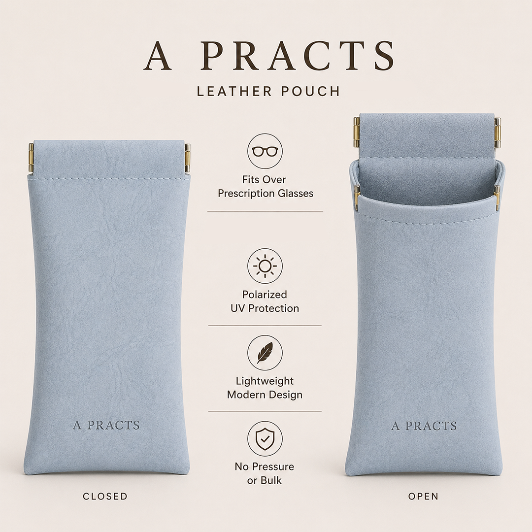 Estuche de viaje de cuero PRACTS