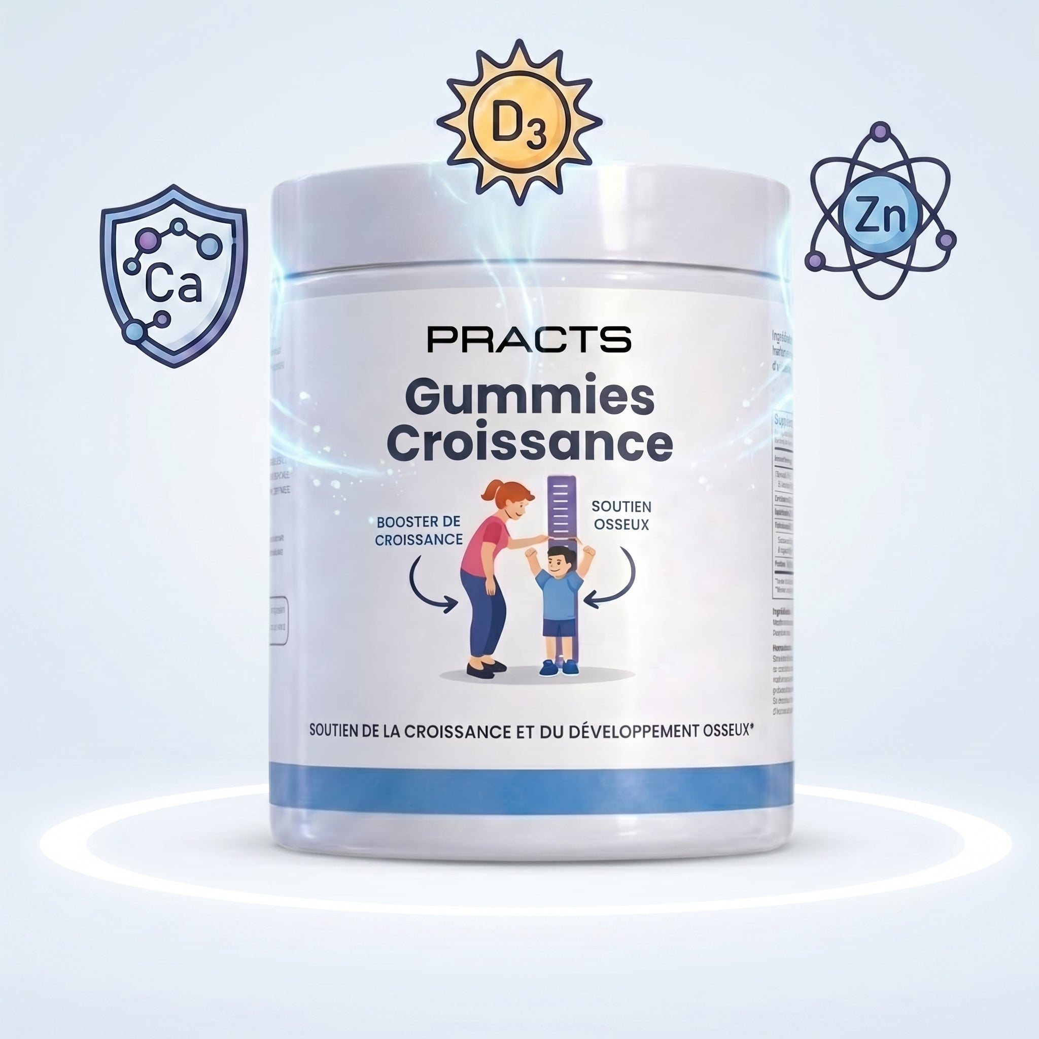 PRACTS Gummies Croissance