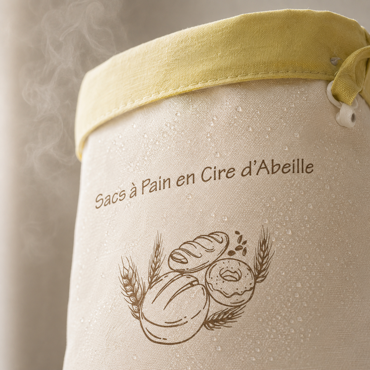 PRACTS Sacs à Pain en Cire d'Abeille