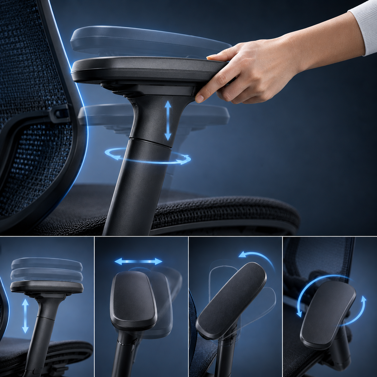 PRACTS Zeno | Chaise de Bureau Ergonomique