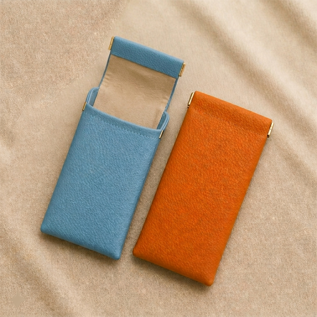 Estuche de viaje de cuero PRACTS