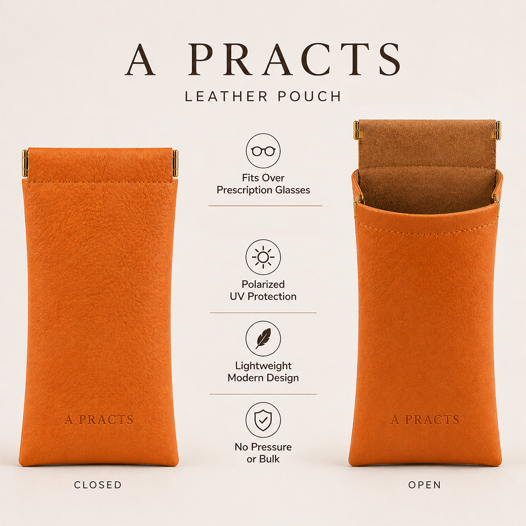 Estuche de viaje de cuero PRACTS